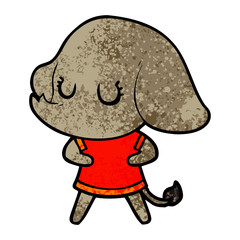 cute cartoon elephant