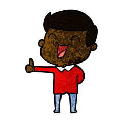 cartoon man laughing