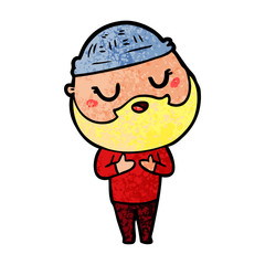 cartoon man with beard
