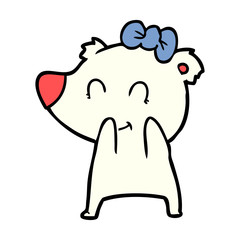 polar bear cartoon