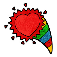 cartoon love heart symbol