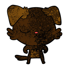 cute cartoon dog