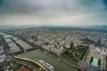 Fototapeta na wymiar From Tour Eiffel