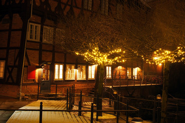 Lüneburg Altstadt zur Adventszeit