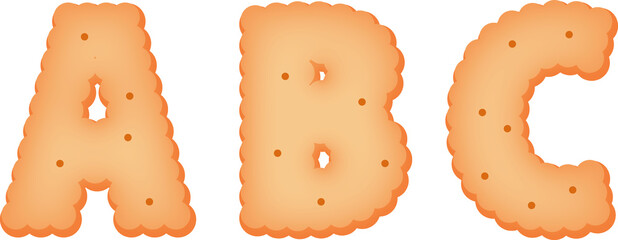 英字クッキーABC　プレーン