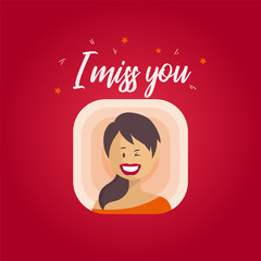 Valentine's Day. The girl winks