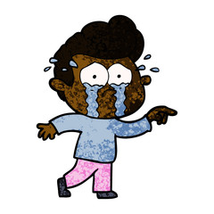 cartoon crying man