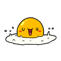 cartoon happy egg