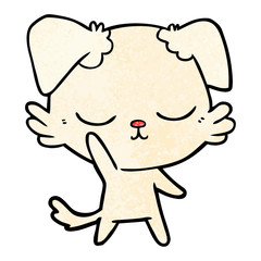 Fototapeta premium cute cartoon dog