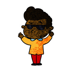 cartoon cool guy