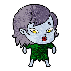 cute cartoon vampire girl