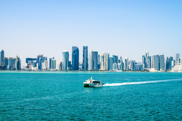 Doha Qatar Skyline