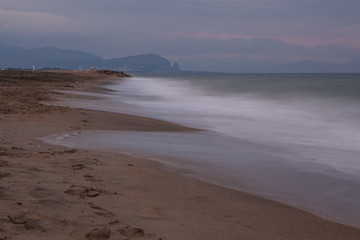 Fototapeta na wymiar Strand von Terracina - Italien