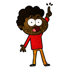 cartoon man gasping in surprise