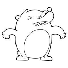 cartoon bear