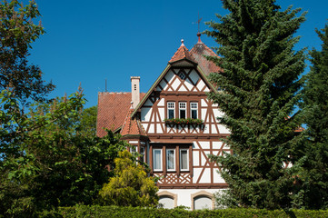 Fototapeta na wymiar Fachwerkhaus in Brackenheim
