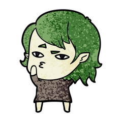 cartoon vampire girl