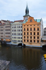 Obraz premium Häuser in der Prager Altstadt