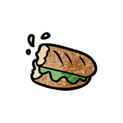 cartoon baguette