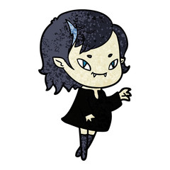 cartoon friendly vampire girl
