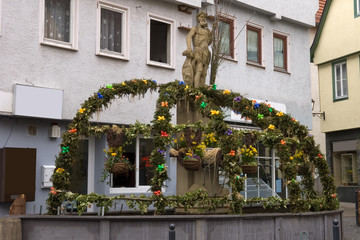 Osterbrunnen in Brackenheim © Eberhard Spaeth