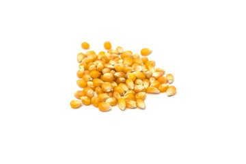 Close up of unpopped popcorn kernel