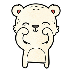 Fototapeta premium polar bear cartoon