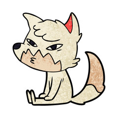 clever cartoon fox