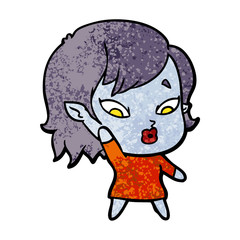 cute cartoon vampire girl