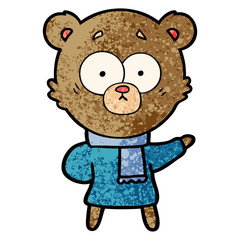 surprised bear cartoon