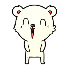 Obraz premium polar bear cartoon