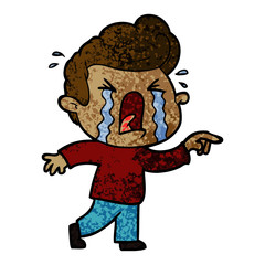 cartoon crying man