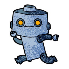 cartoon robot