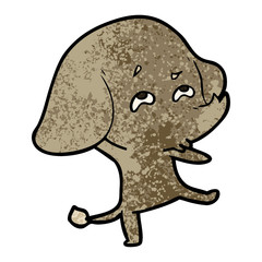 cartoon elephant remembering