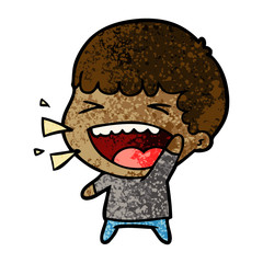 cartoon laughing man