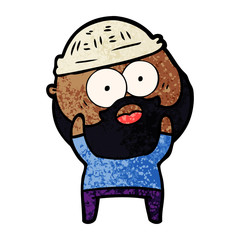cartoon bearded man