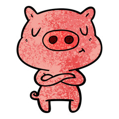 cartoon content pig
