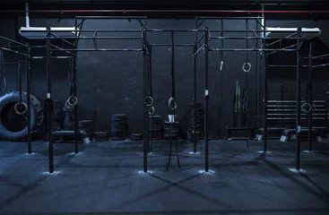 Fotobehang Sportschool Ring training and fitness zone  © FotoAndalucia