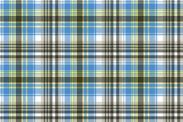 Blue light tartan plaid seamless pattern