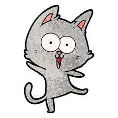 funny cartoon cat