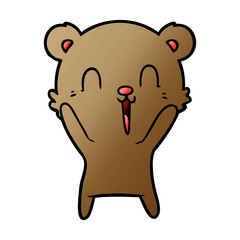 Fototapeta premium bear cartoon character