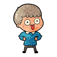 cartoon man staring