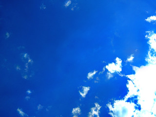 Fototapeta na wymiar Blue sky and cloud texture
