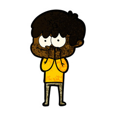 happy cartoon man