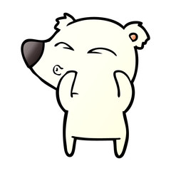 polar bear cartoon
