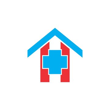 H letter hospital logo