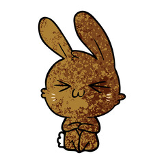 cute cartoon rabbit