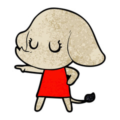 cute cartoon elephant