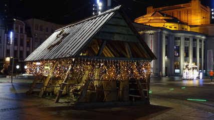 Katowice - Rynek w okresie świątecznym