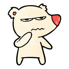 angry bear polar cartoon